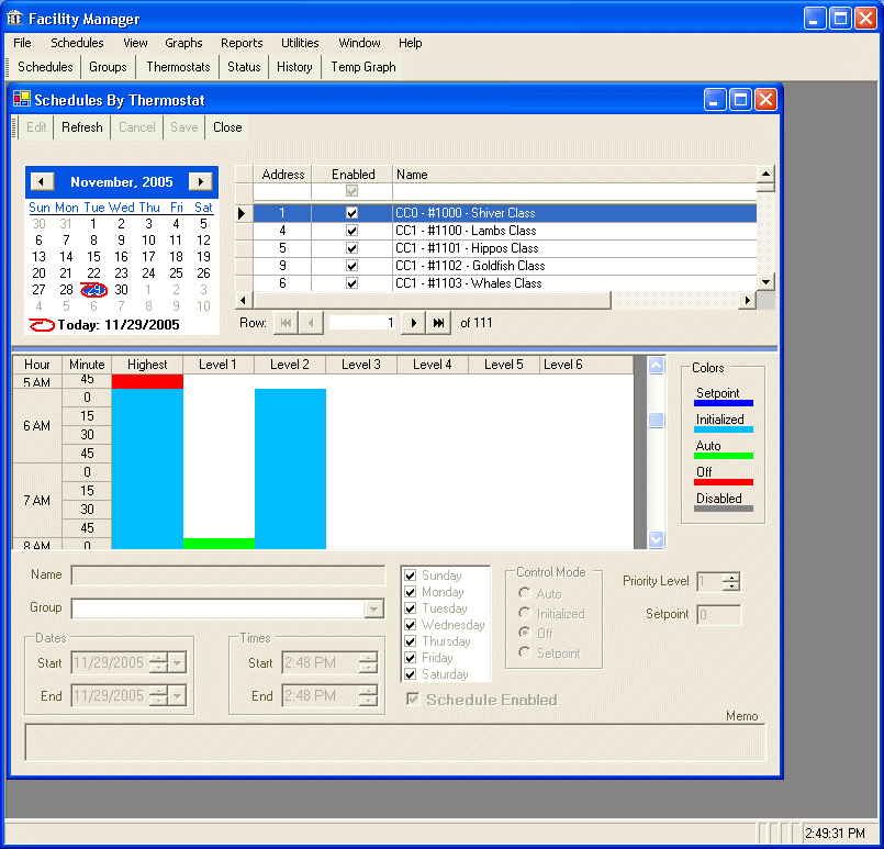 Facility Manager system overview graphic