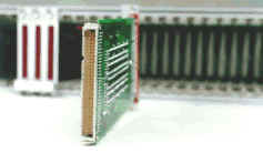 Ribbon cable connection to card rack backplane